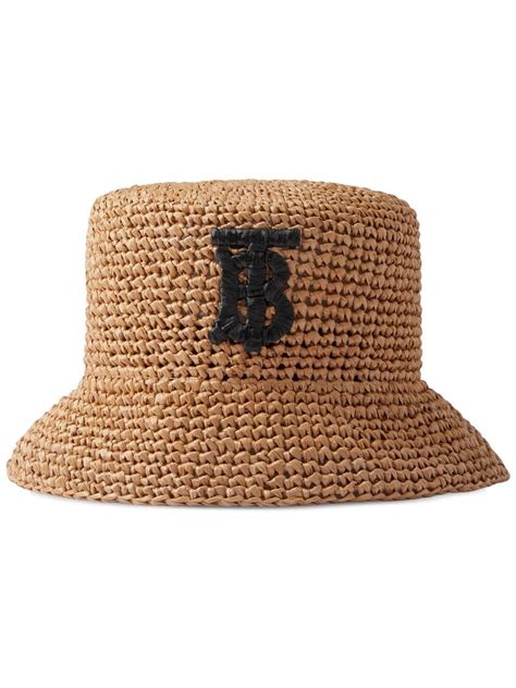 burberry raffia bucket hat|Women’s Designer Hats & Gloves .